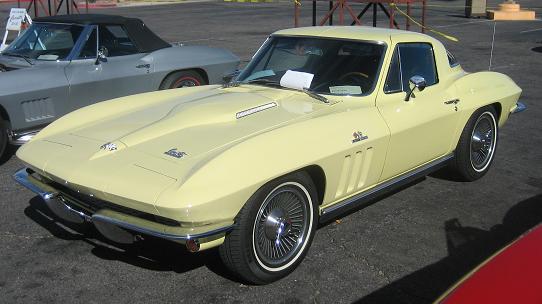 1965 Goldenrod Corvette Coupe