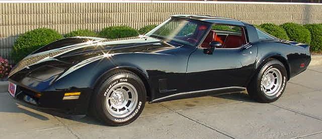 1980 Black Corvette Coupe