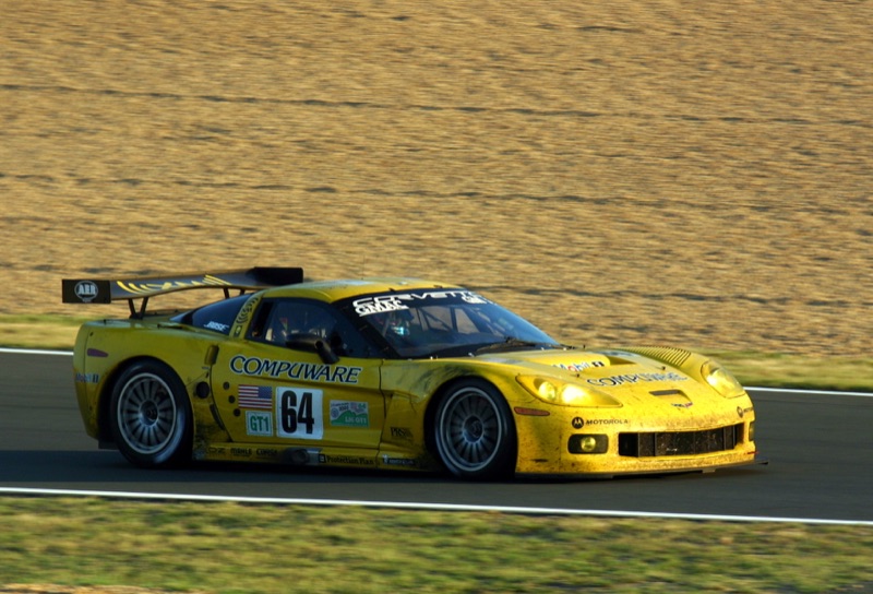 The Corvette C6.R of Gavin, Beretta and Magnussen at the 2005 24 Hours of Le Mans